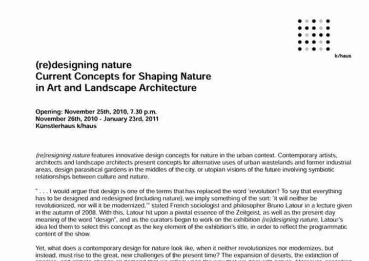 "(RE)DESIGNING NATURE" khaus_pl004