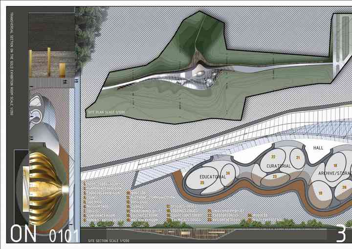 THE BASALT PRECIPICE, NEW PREHISTORY MUSEUM jeongok_pl005