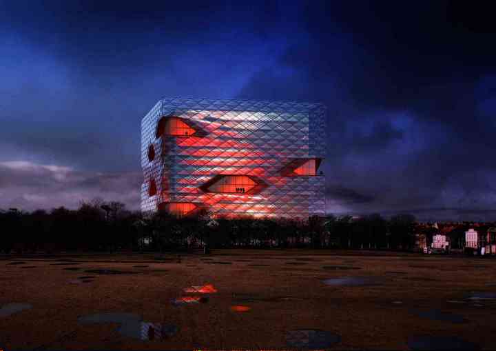 THE RED BAOBAB, PUBLIC LIBRARY pragues_pl014