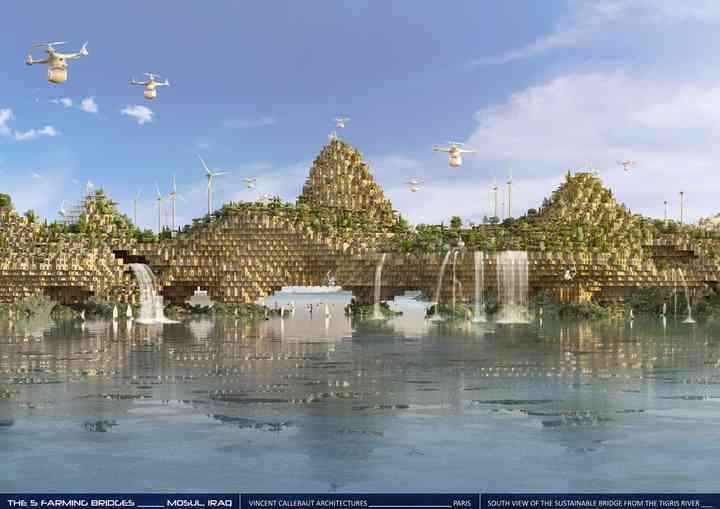 THE 5 FARMING BRIDGES, FIRST PRIZE WINNER mosul_pl017