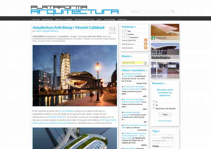PLATAFORMA ARQUITECTURA plataforma_pl01