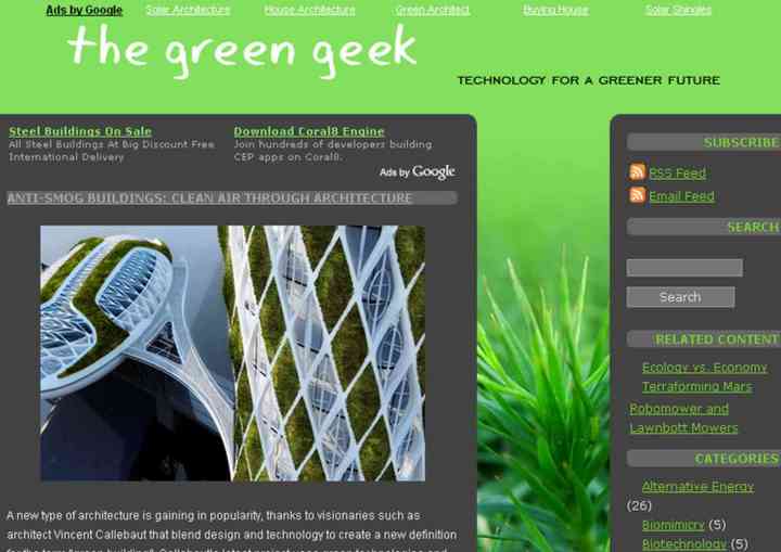 GREENGEEK,TECHNOLOGY FOR A GREENER FUTURE