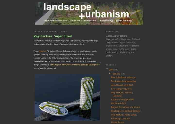 LANDSCAPE + URBANISM