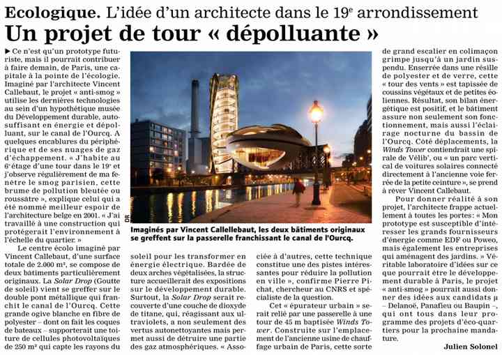 LE JOURNAL DU DIMANCHE 2008